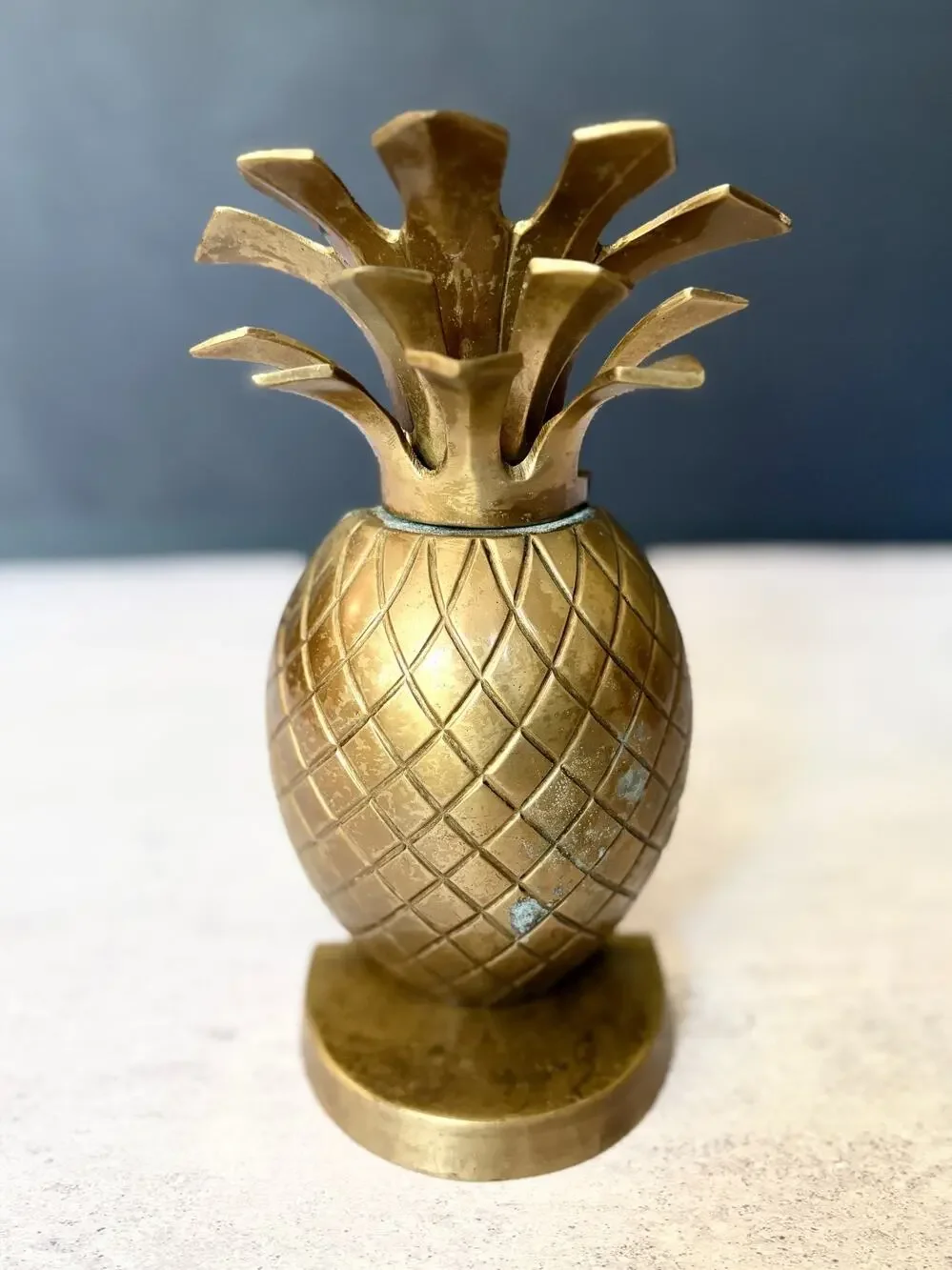 Brass Pineapple Hollywood Regency 9